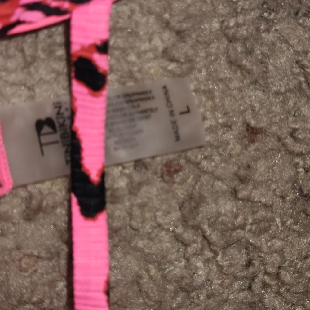 Pink high-waist swimsuit from Fashion Nova